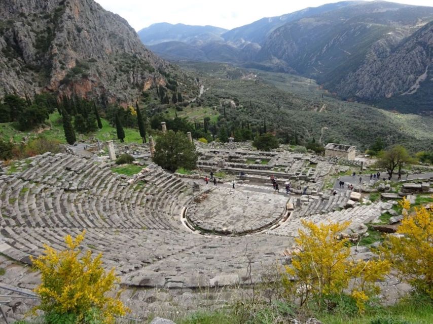 Delphi 2Day Tour with guide,tickets,Overnight & hotel pickup - Your free morning: Tholos, Castalia spring, and Delphi village walks