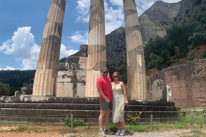 Delphi Private Day Tour from Athens - Delphi ruins and the Temple of Apollo: steep steps, big ideas