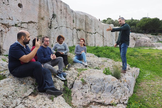 Democracy Experiential Workshop Activity on Pnyx hill, Athens - Pnyx Hill: Athens’ voting ground with the Acropolis in sight