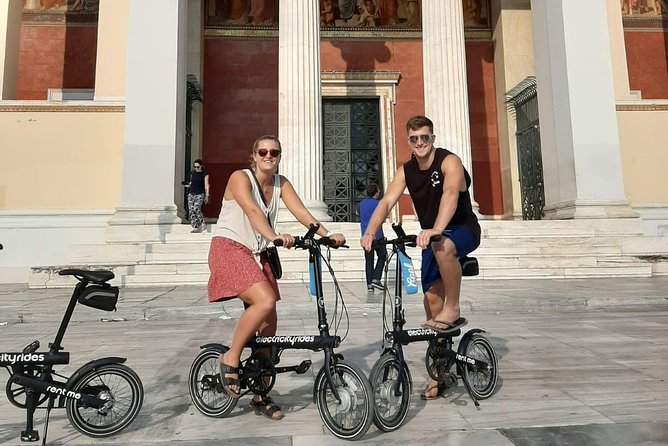 Discover the City e-bike day tours - Passing Zappeion and Framing Olympian Zeus