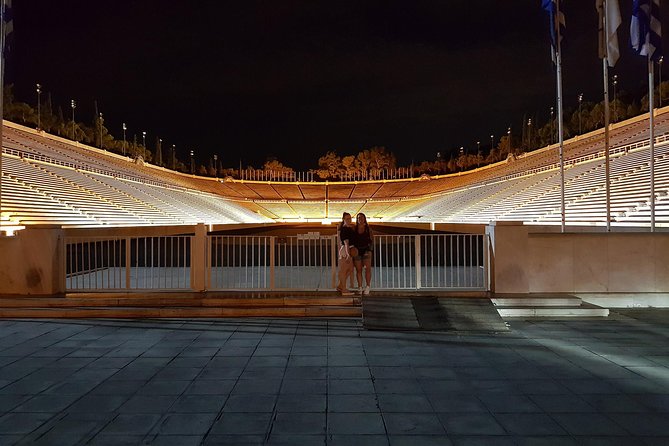 Discover the City e-bike night tours - Panathenaic Stadium after dark