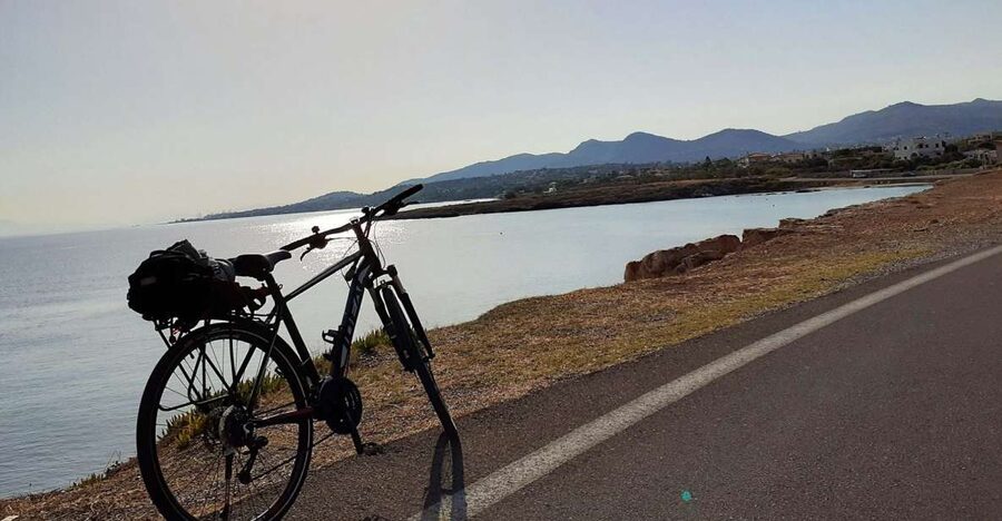 From Athens: Aegina Island E-Bike Tour with Ferry Tickets - Aegina by e-bike: 50 km, 800 m climb, and real island roads