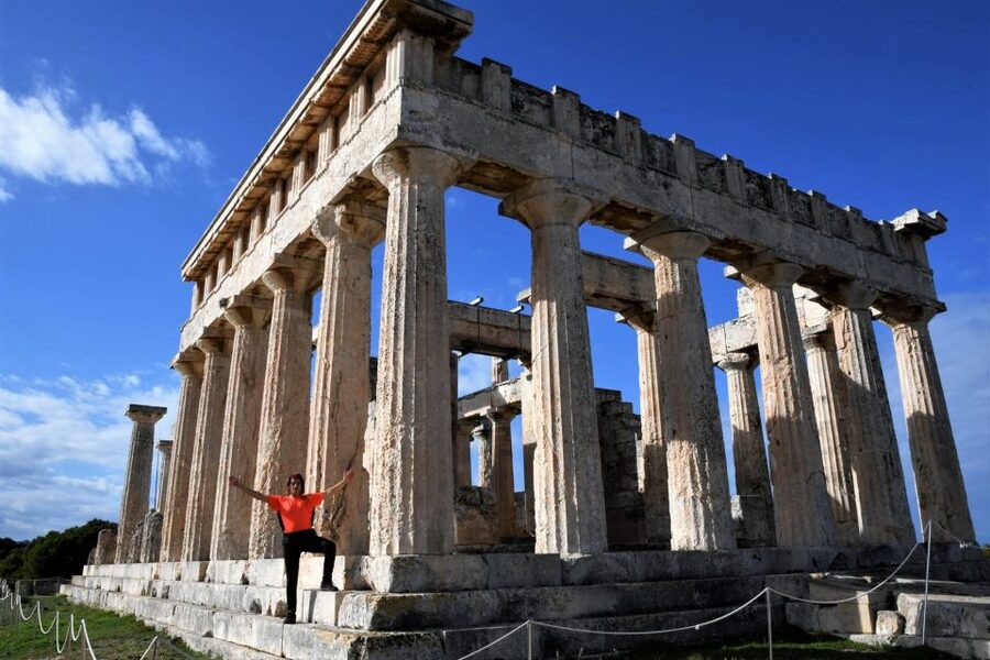 From Athens: Aegina Island E-Bike Tour with Ferry Tickets - Paleochora citadel: walking the medieval Aegina view