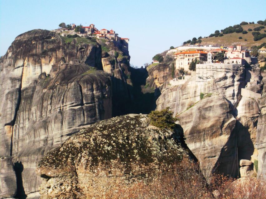 From Athens: Delphi and Meteora 2-Day Tour with Hotel - Meteora monasteries: Eastern Orthodox sites on dramatic rocks