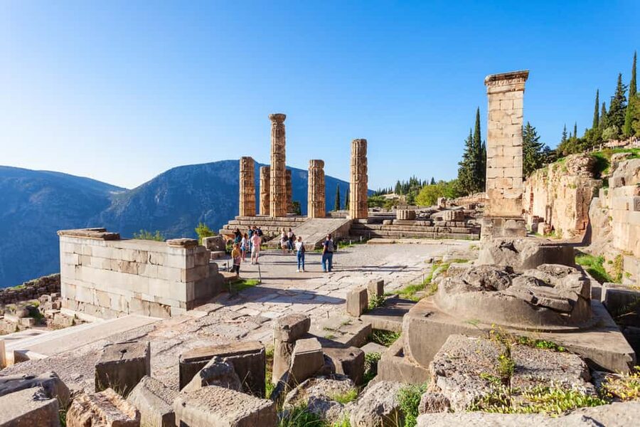 From Athens: Delphi Day Trip with Spanish-Speaking Guide - Arrival at Delphi Archaeological Site: Temple, Theater, Mountain Views