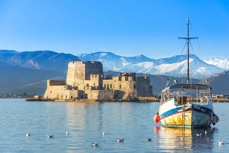 From Athens: Explore Ancient Corinth & Charming Nafplion - Ancient Corinth and the Temple of Apollo: where the walking gets real
