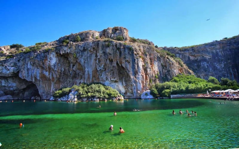 From Athens: Lake Vouliagmeni Spa & Temple of Poseidon Tour - Cape Sounion and the Temple of Poseidon: Sea Views, Wind, and a Short Walk