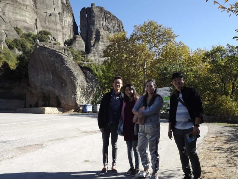 From Athens: Meteora Caves & Monasteries Day Trip by Train - The Hermit Caves of St. Nicholas Badovas: a different tempo