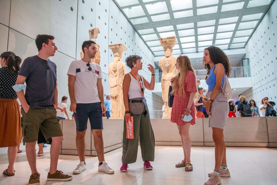 From Cruise Port: Athens City, Acropolis & Acropolis Museum - National Gardens, Zappeion, Zeus and Hadrian’s Arch in quick succession
