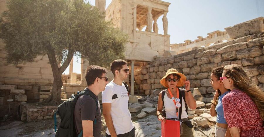 From Cruise Port: Athens City, Acropolis & Acropolis Museum - The pedestrian approach on Dionysiou Areopagitou