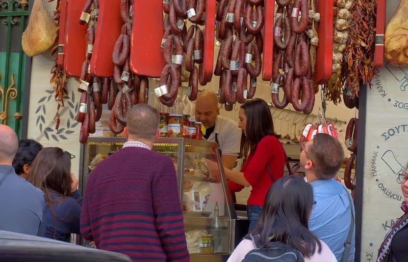 From Cruise Ship Port: Greek Food Tour + Free Time in Athens - Athens Central Market and the spice-street food loop
