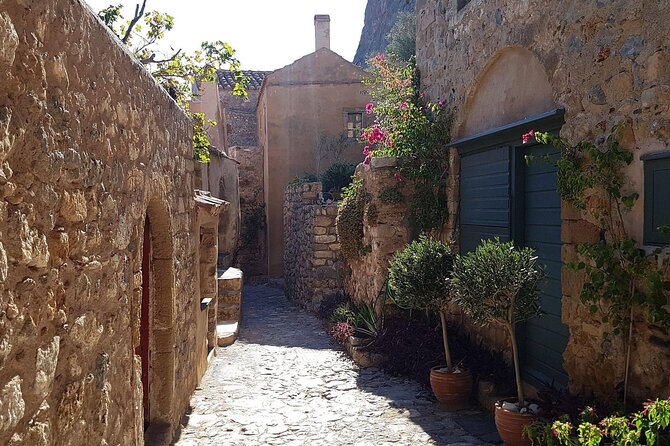 Full Day Private Tour to Monemvasia Medieval Fortress Town and Sparta - Museum of the Olive and Greek Olive Oil: the €6 ticket choice