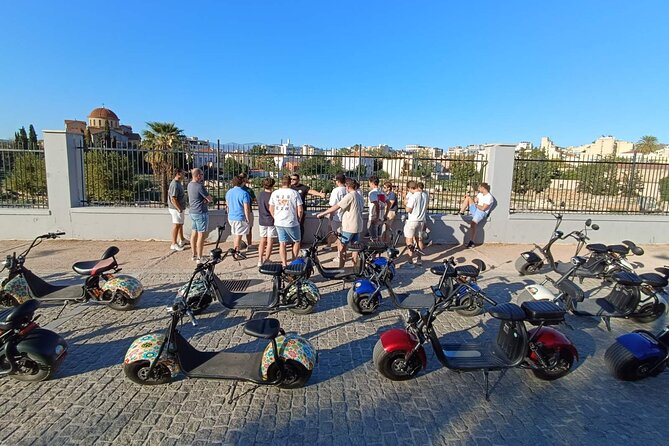 GoPro Adventure Tour in Acropolis area by E-Scooter - Meeting at Parthenons Scooters: the start you’ll want to nail
