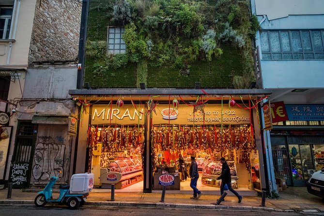 Greek Food Walking Tour in Athens - Inside Varvakios Agora: fish, meat, produce, and the market rhythm