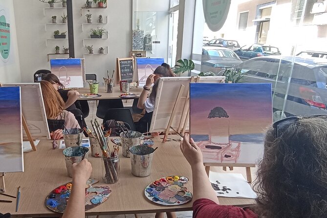 Guided Paint & Sip Workshop in Central Athens - From Frinis 55 to Your Canvas: Getting to the Studio in Athens