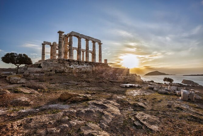 Half day Cape Sounion Sunset Views at the Poseidon Temple Tesla - The Cape Sounion sunset plan, in plain terms