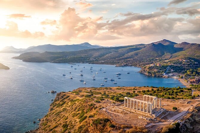 Half day Cape Sounion Sunset Views at the Poseidon Temple Tesla - Athenian Riviera views toward Glyfada (and why the drive matters)