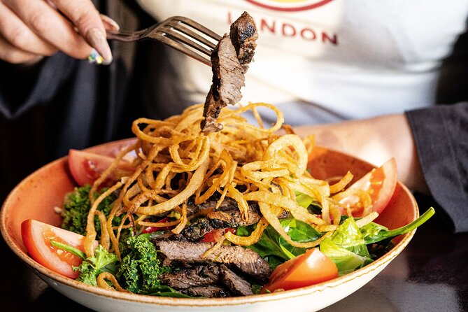 Hard Rock Cafe Athens with Set Lunch or Dinner - What’s on the plates: burgers, chicken, salad, and dessert