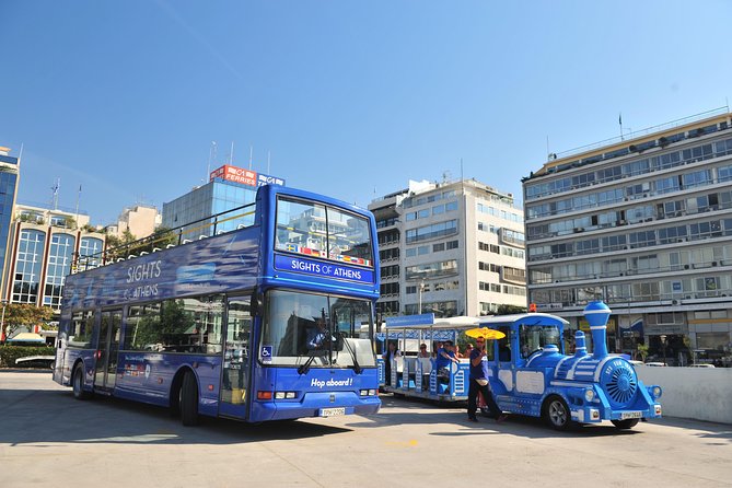 Hop on Hop Off Classic tour of Athens, Piraeus & Beaches - The Two-Loop System: Orange for Athens, Blue for Piraeus