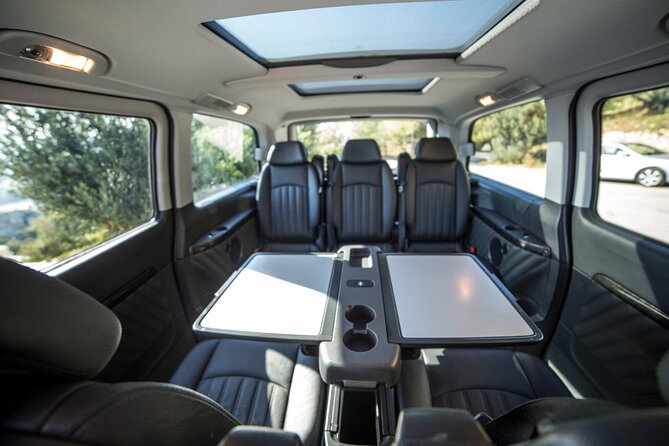 Lavrio port to Athens hotels Private arrival transfer - Private transfer limits: when your group size or bags matter