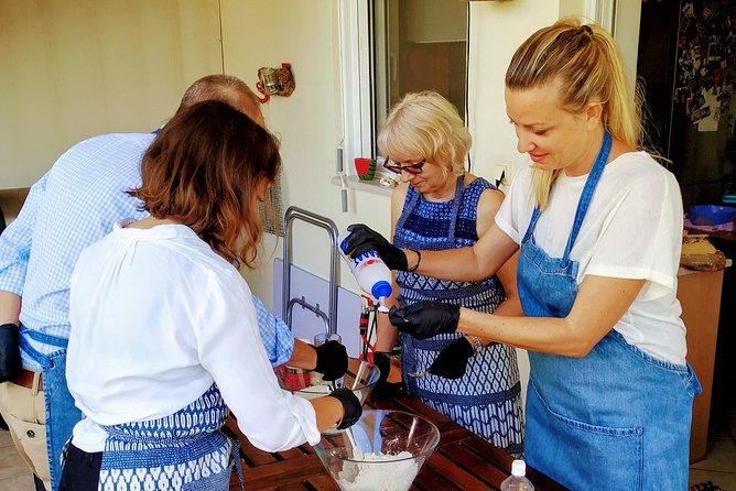 Learn To Make Pita And Gyros For Dinner In Athens - Drinks and dinner pacing: beer, wine, and a relaxed table