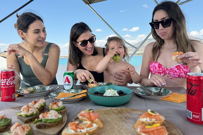 Luxury Catamaran Morning Semi-Private & Greek Gastronomy Athens - Snorkeling and SUP: gear provided, with room to choose your pace
