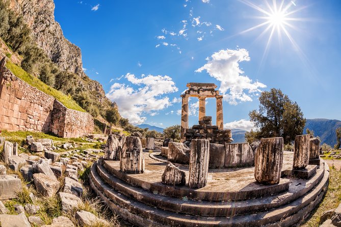 Mercedes Private Tour to Delphi and Arachova - Stop 1: Tholos of Athena Pronaia (a quick myth stop)