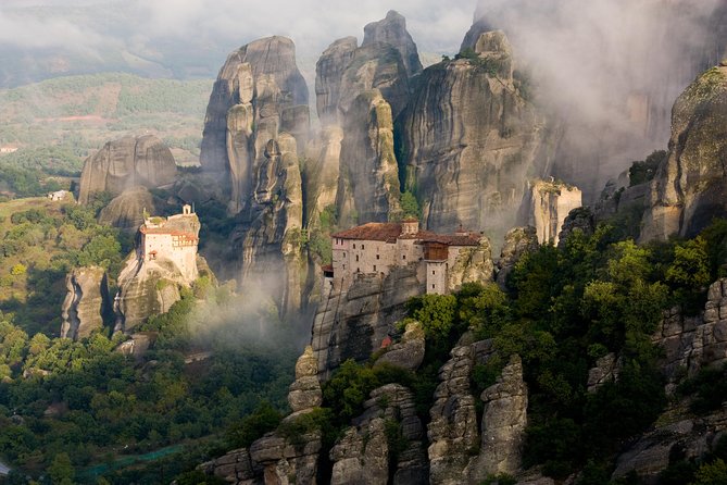 Meteora daytrip private tour for groups from Athens - Meteora: the UNESCO monastery cliffs and why the view hits hard