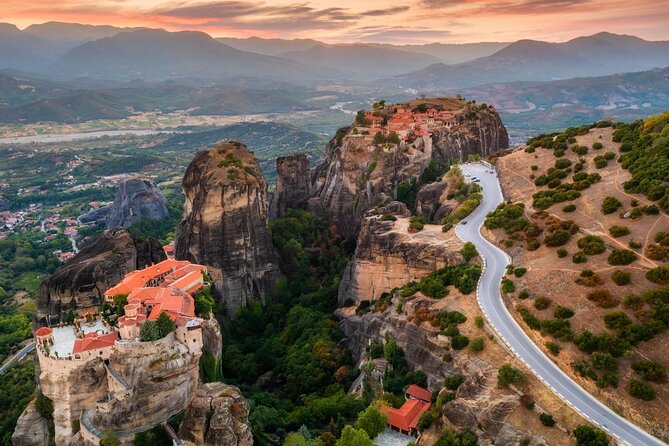 "Meteora Highlights: A Journey Among the Sky-High Monasteries" - Stop 5: Kalambaka break for views and traditional food