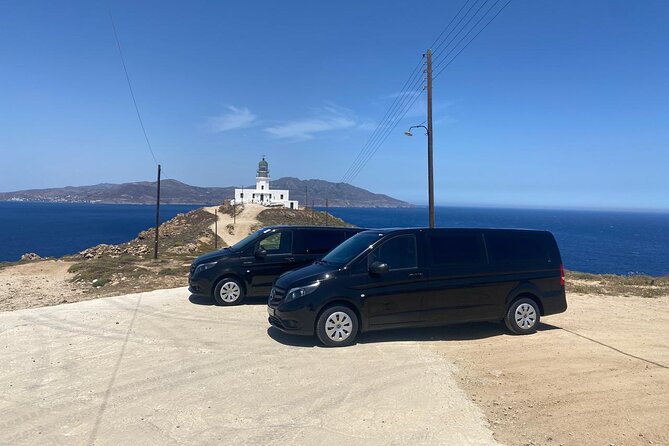 Mykonos Aiport - Port Tranfers - from/to Point to Point to every location - Key Details at a Glance