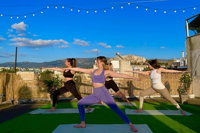 Outdoor Yoga and Pilates with Akropolis view - A terrace class with real-world Athens energy