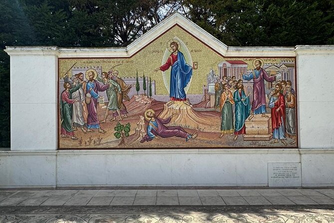 Pauls Biblical Ancient Corinth by Mini-bus - Stop 4: Apostolos Pavlos Church for a photo-ready Paul site