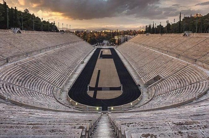 Private Athens Panoramic Tour with Airport Pick-Up - Panathenaic Stadium: Marble and the 1896 Olympic Glow