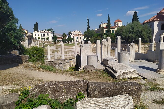 Private Half-Day Walking Tour of Athens - Agora Romaine in Plaka: short stop, smart contrast
