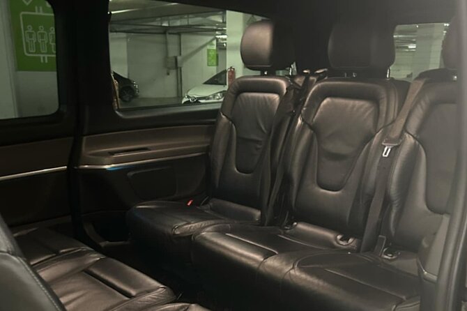 Private Luxury Transfer from Athens to Athens Airport - Vehicle details: sedan for 1–4, mini van for 5–7