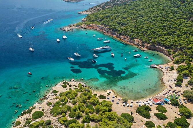 Private Sunset Cruise to Cape Sounio & Athenian Riviera - Stop 3: Patroklos private-island time with windless beach vibes