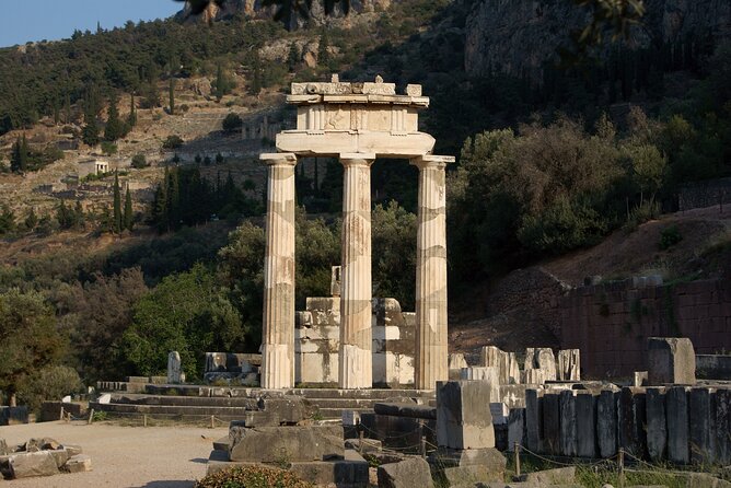Private Tour: Delphi Day Trip from Athens Including wonderful local Lunch - Delphi museum stop: Charioteer, Sphinx, metopes, and why it matters