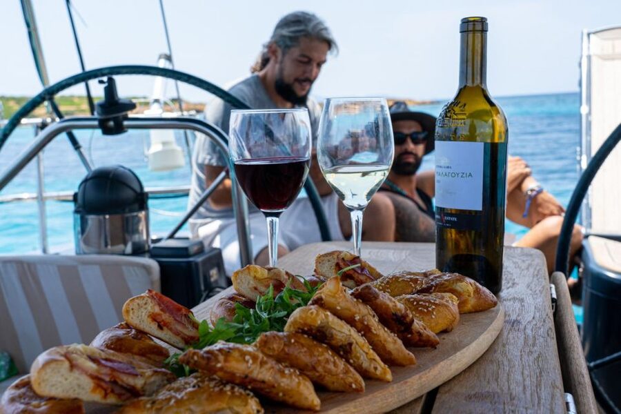 Sailing & gastronomy experience across the Athenian Riviera - Ydrousa swim and snorkel: the payoff at sea