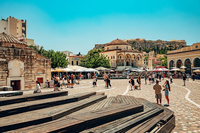 Small Group: Athens Panoramic Tour & Plaka - Hadrian’s Arch: a Roman gateway that points you toward the ancient core