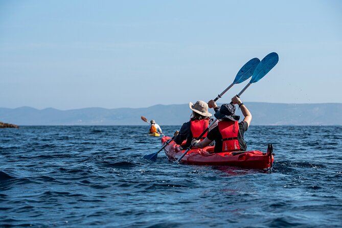 Sounio Sea Kayak Temple of Poseidon - Stop 1: Sounio Beach and the rocky islet stop that resets the day