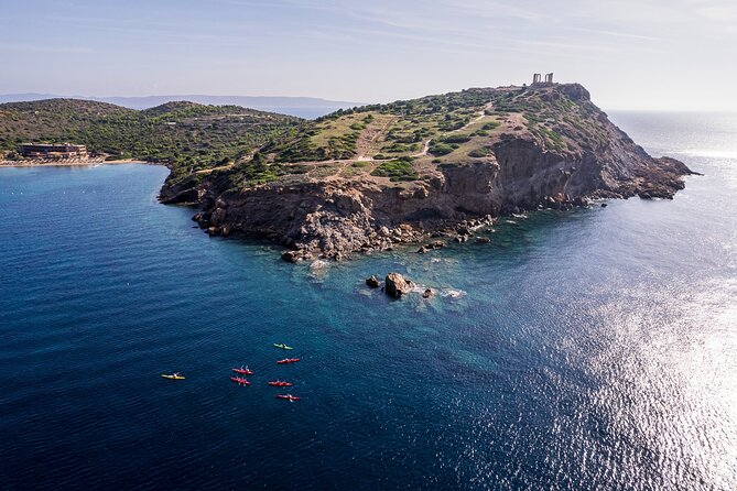 Sounio Sea Kayak Temple of Poseidon - The Temple of Poseidon: seeing it from a kayak viewpoint