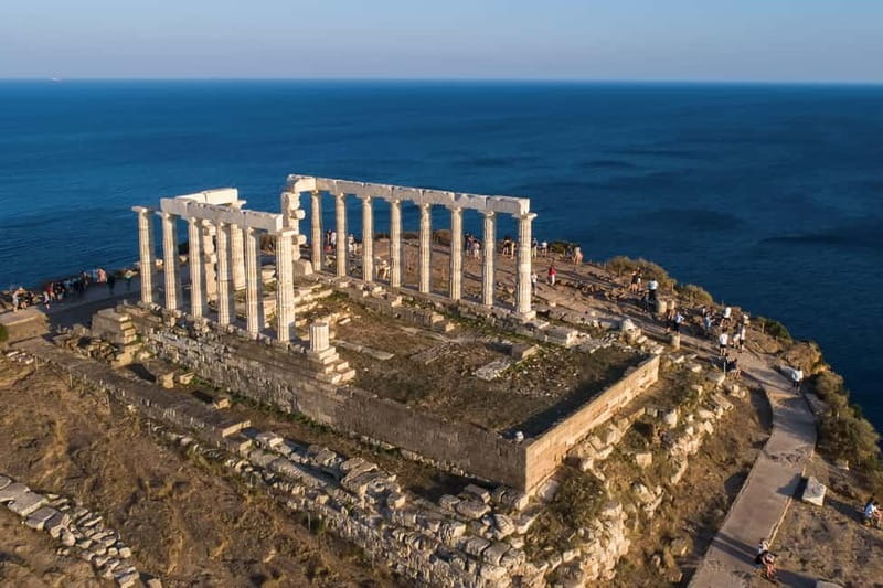 Sounio Sunset & Athens Riviera Private Licensed Guided Tour - Myths you can point to: Poseidon, Aegeus, Makronisos, and Byron