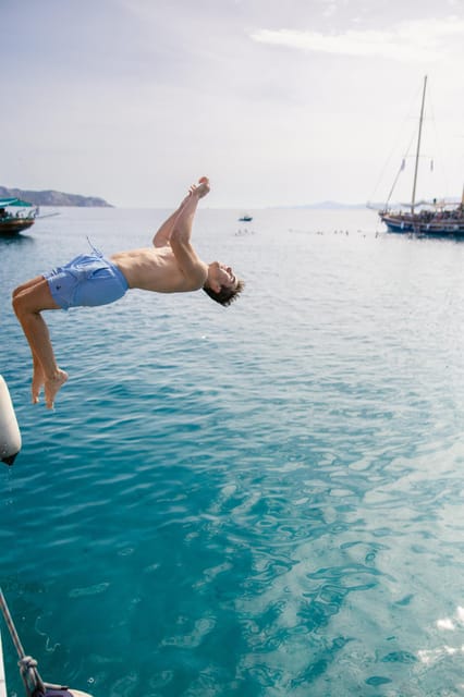 Sunset Dinner Cruise: Swim Stop, Drinks & Onboard Dining - Ydrousa Island Swim Stop: Fresh Water Break, Not a Token Moment