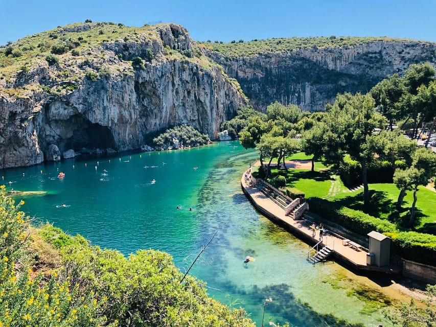Temple of Poseidon - Vouliagmeni Lake: mineral-water views with time to breathe