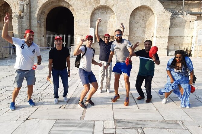 Treasure Hunt Around Acropolis— Private Group - Treasure Hunt Energy at the Acropolis Museum Starting Line