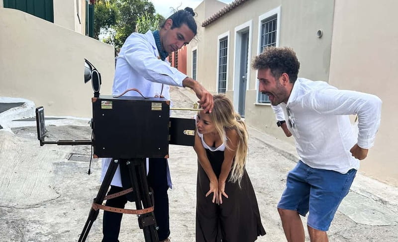 Vintage photoshooting with a box camera - Why a Box Camera Here Feels Like Real Time Travel