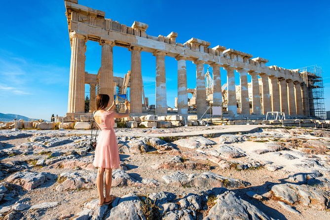 Visit Acropolis Parthenon & Private Luxury Sunset PoseidonTemple - Neoclassical Athens essentials: Hadrian’s Gate, Olympian Zeus, and Panathenaic Stadium