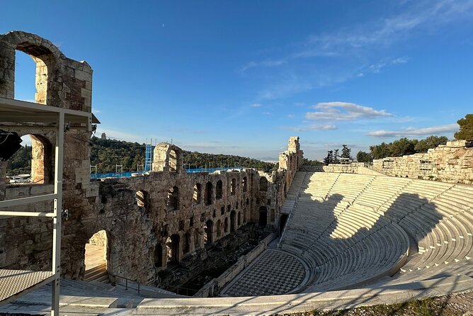 Visit Acropolis Parthenon & Private Luxury Sunset PoseidonTemple - Agora Romaine and Tower of the Winds: Roman overlays and wind myths